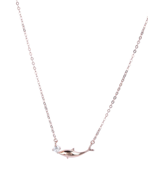 SK Pendant Chain with White colour Micro Stone H