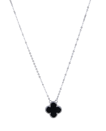 SK Pendant Chain with Black colour Onyx Stone