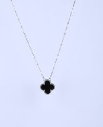 SK Pendant Chain with Black colour Onyx Stone