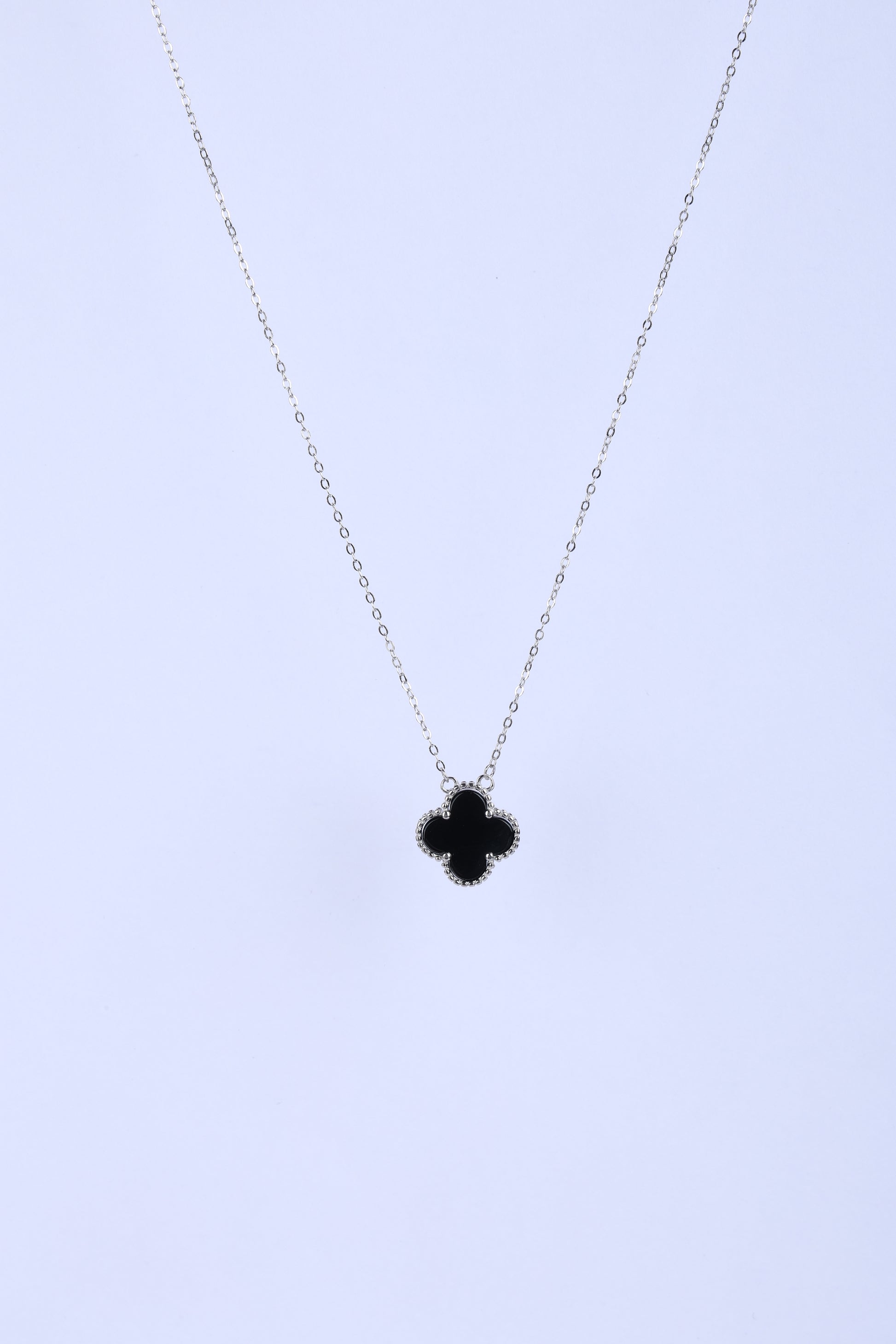 SK Pendant Chain with Black colour Onyx Stone