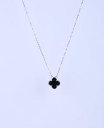 SK Pendant Chain with Black colour Onyx Stone