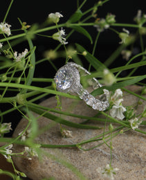 solitaire ring with White  colour Cubic  Zirconia Stone