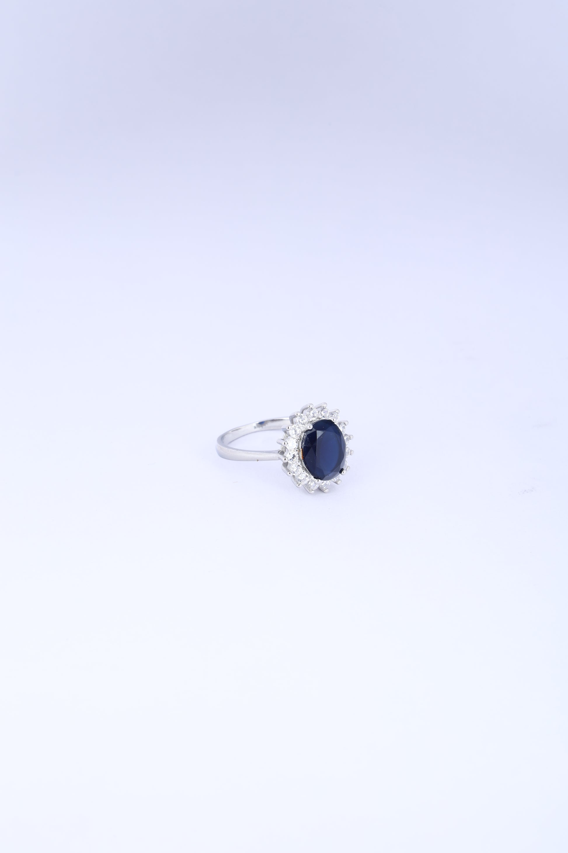 LR Fancy Ring with Black  colour Onyx  Stone